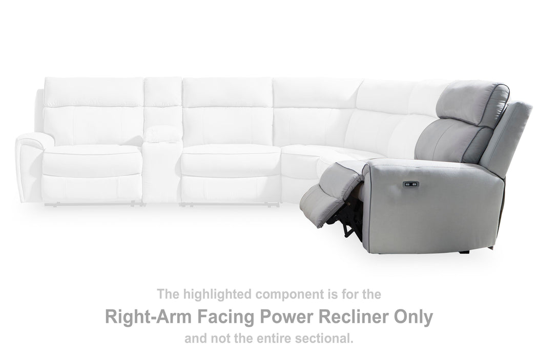 Social Pointe Reclining Sectional with Storage Consoles - Valley Furniture (Rohnert Park, CA)