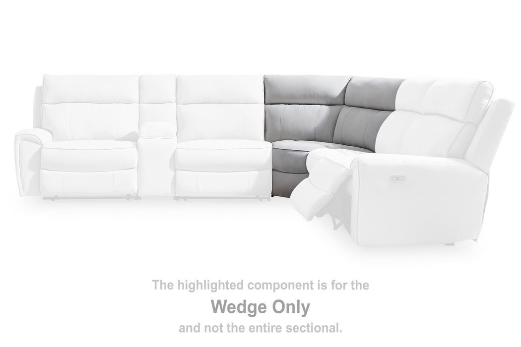 Social Pointe Reclining Sectional with Storage Consoles - Valley Furniture (Rohnert Park, CA)