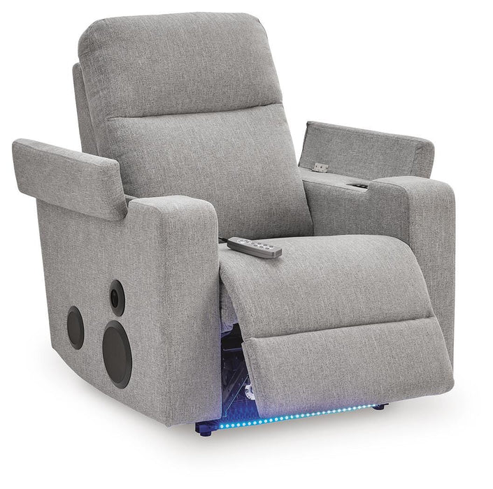 Pineland Power Glider Recliner with Audio System - Valley Furniture (Rohnert Park, CA)