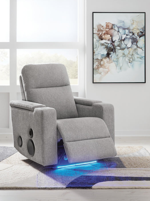 Pineland Power Glider Recliner with Audio System - Valley Furniture (Rohnert Park, CA)
