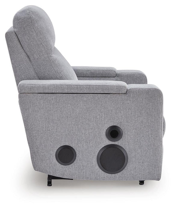 Pineland Power Glider Recliner with Audio System - Valley Furniture (Rohnert Park, CA)