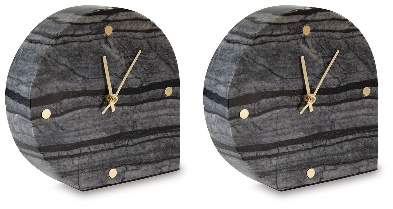 Janmour Table Clock (Set of 2) - Valley Furniture (Rohnert Park, CA)