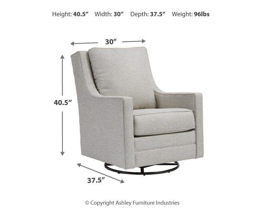 Kambria Swivel Glider Accent Chair - Valley Furniture (Rohnert Park, CA)