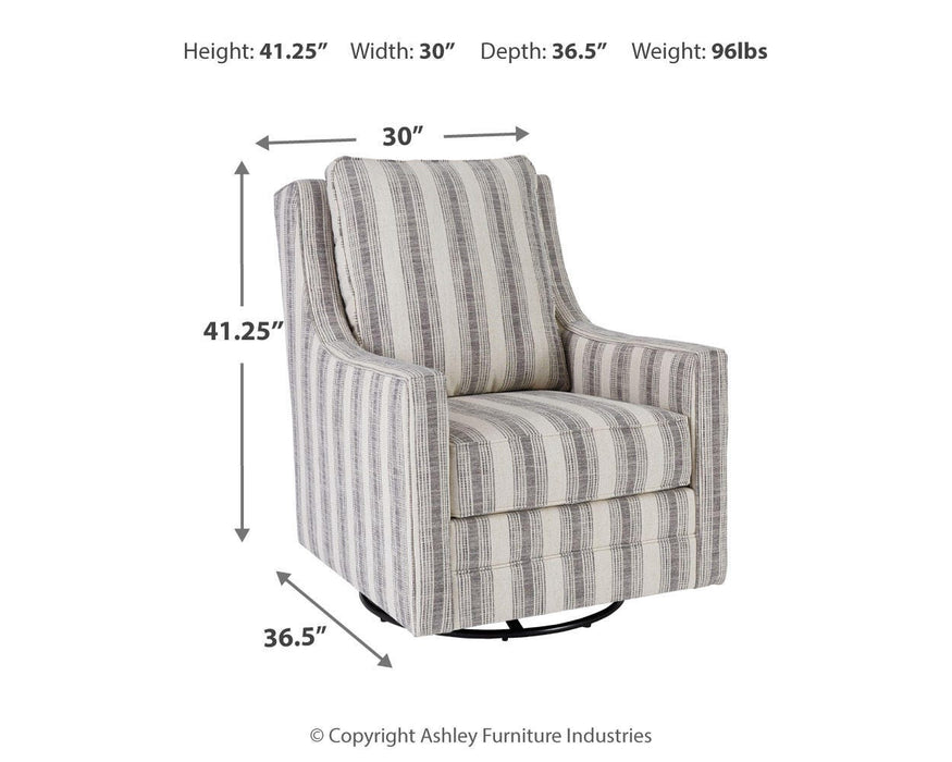 Kambria Swivel Glider Accent Chair - Valley Furniture (Rohnert Park, CA)