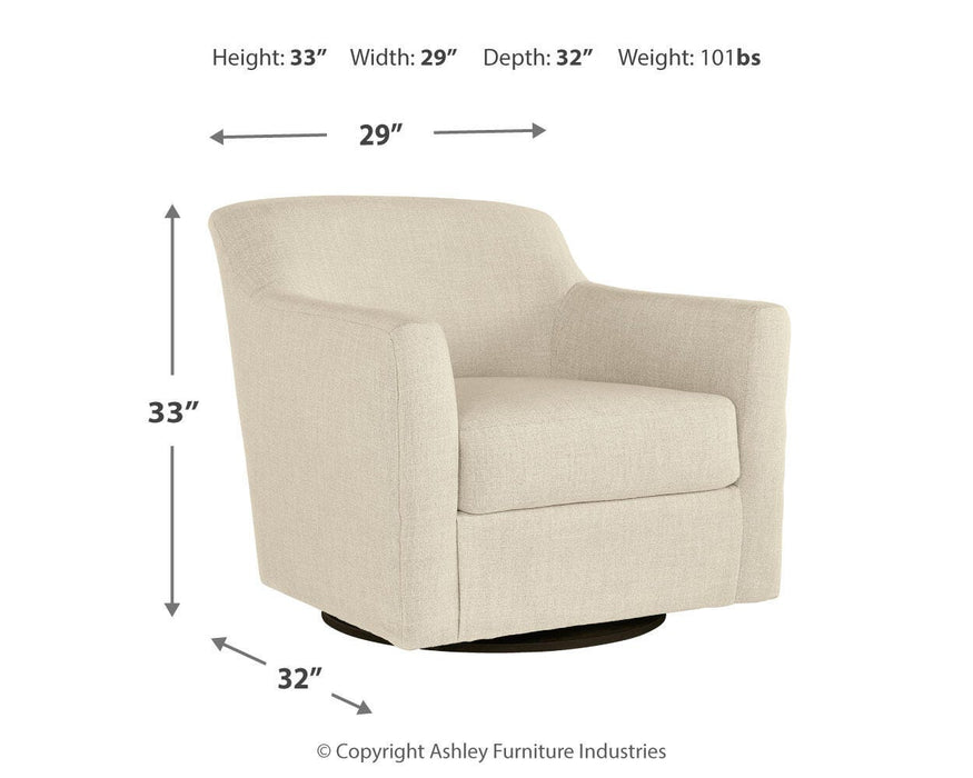 Bradney Swivel Accent Chair - Valley Furniture (Rohnert Park, CA)