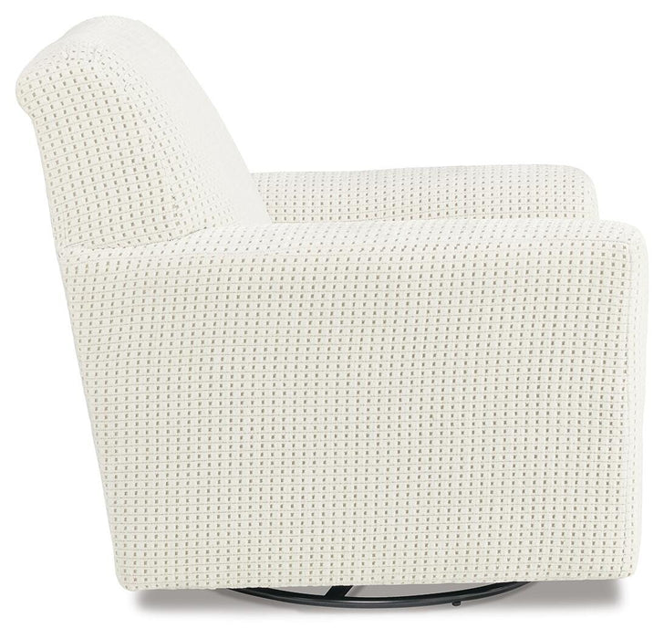 Herstow Swivel Glider Accent Chair - Valley Furniture (Rohnert Park, CA)