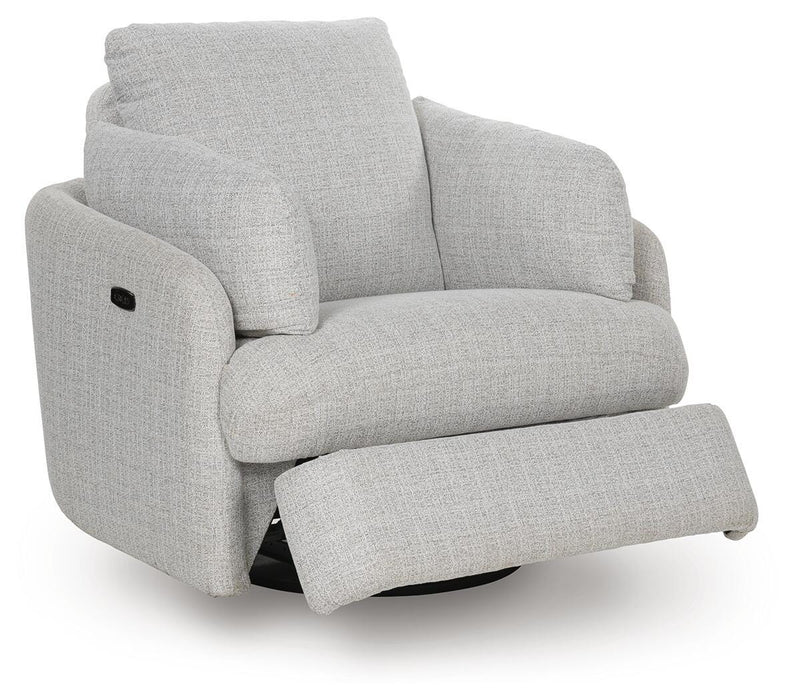 Alainmont Next-Gen Nuvella Swivel Power Recliner - Valley Furniture (Rohnert Park, CA)