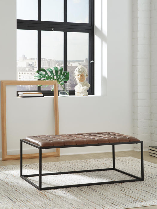 Junsor Coffee Table Ottoman - Valley Furniture (Rohnert Park, CA)