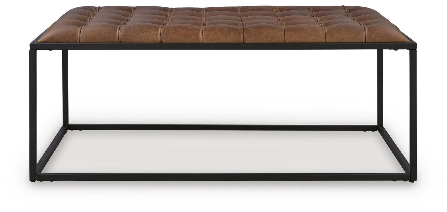Junsor Coffee Table Ottoman - Valley Furniture (Rohnert Park, CA)