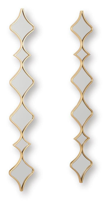 Harriswood Accent Mirror Set (Set of 2) - Valley Furniture (Rohnert Park, CA)