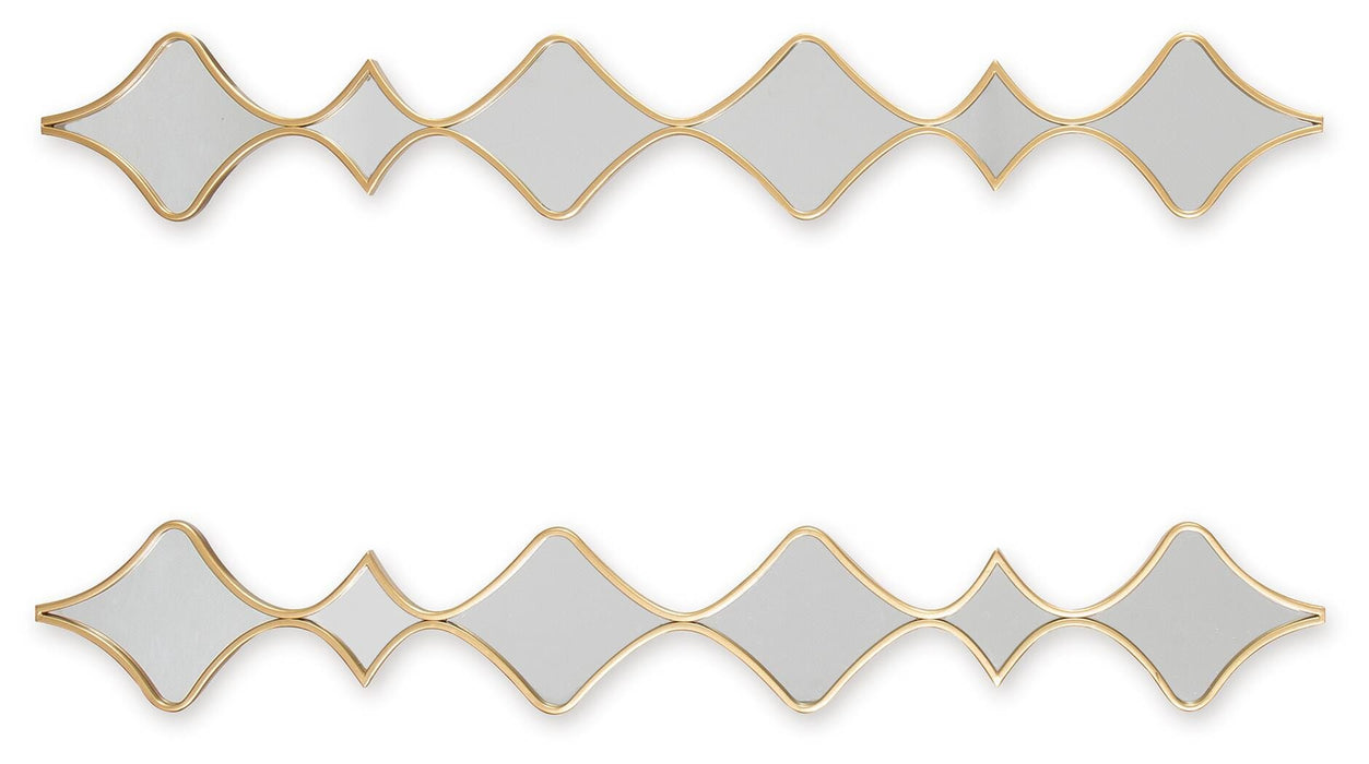 Harriswood Accent Mirror Set (Set of 2) - Valley Furniture (Rohnert Park, CA)