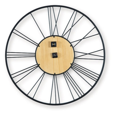 Brockett Wall Clock - Valley Furniture (Rohnert Park, CA)