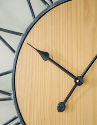 Brockett Wall Clock - Valley Furniture (Rohnert Park, CA)
