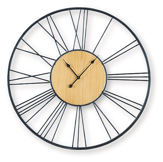 Brockett Wall Clock - Valley Furniture (Rohnert Park, CA)