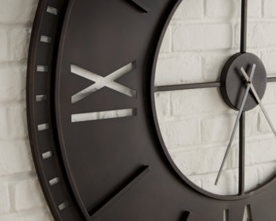 Lytle Wall Clock - Valley Furniture (Rohnert Park, CA)