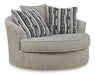 Calnita Oversized Swivel Accent Chair - Valley Furniture (Rohnert Park, CA)