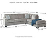 Altari Sectional with Chaise - Valley Furniture (Rohnert Park, CA)