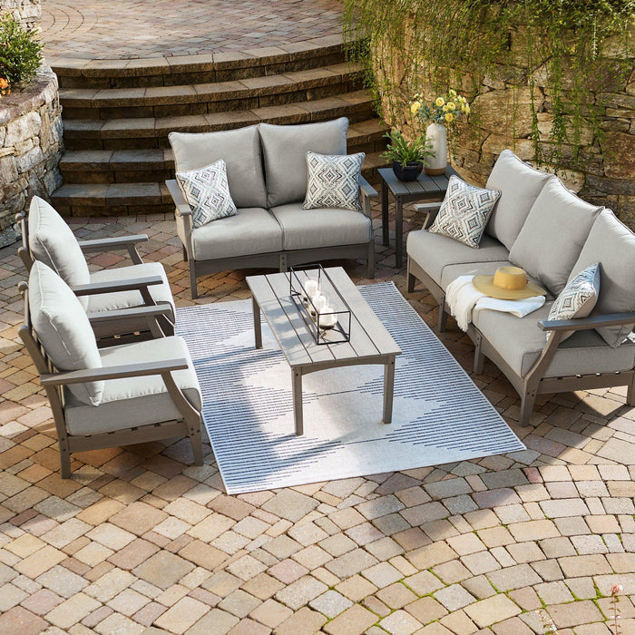 Visola Outdoor Sofa and Loveseat Set