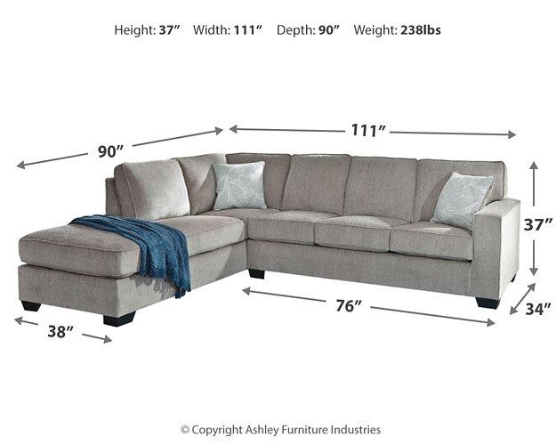 Altari Sectional with Chaise - Valley Furniture (Rohnert Park, CA)