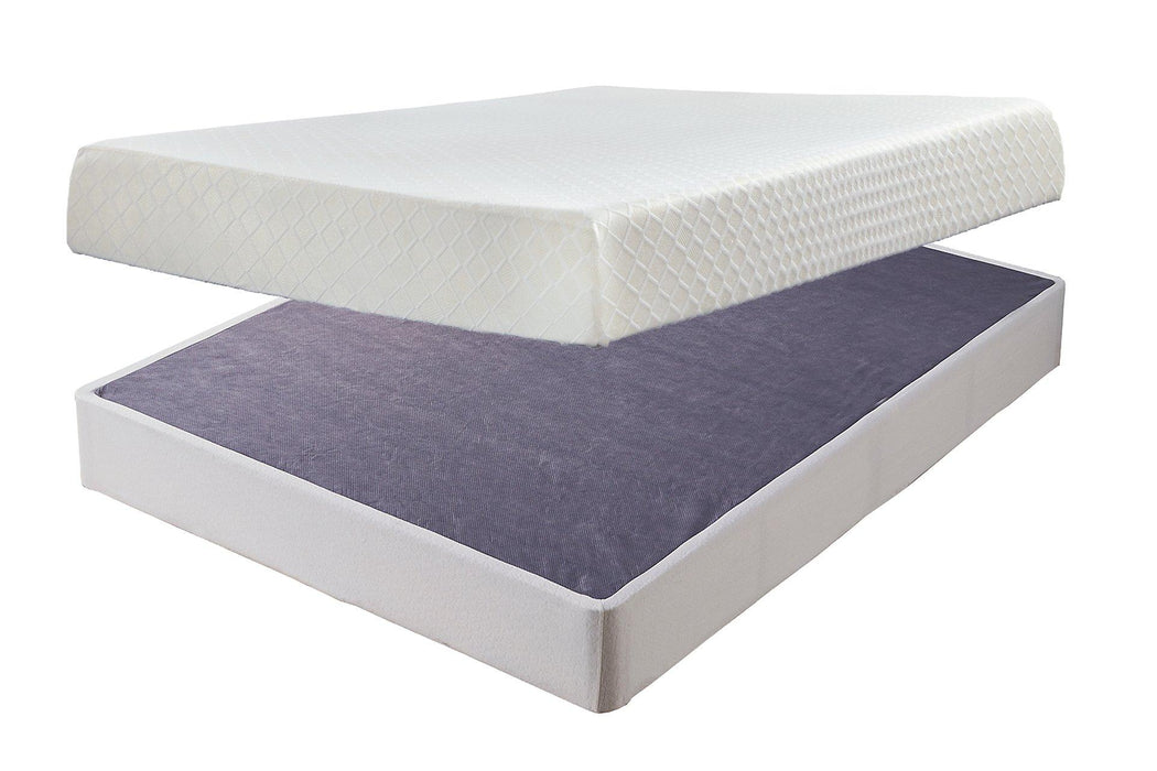 10 Inch Chime Memory Foam Mattress Set - Valley Furniture (Rohnert Park, CA)