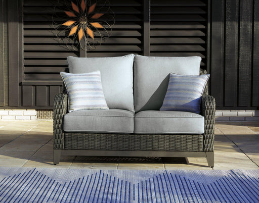 Elite Park Outdoor Loveseat with Cushion - Valley Furniture (Rohnert Park, CA)