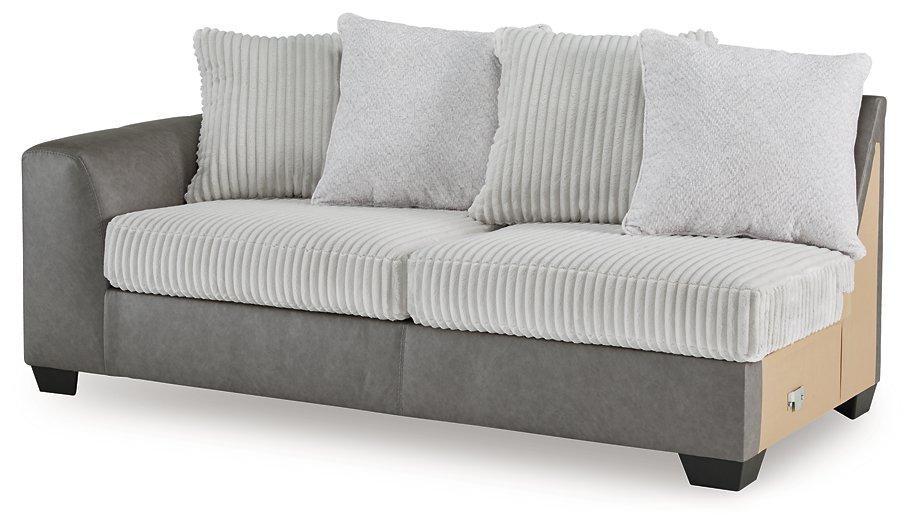 Clairette Court Sectional with Chaise