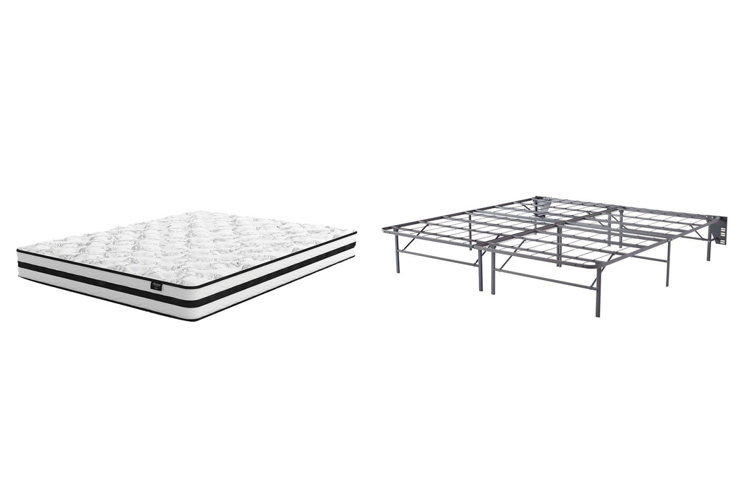 8 Inch Chime Innerspring Mattress Set - Valley Furniture (Rohnert Park, CA)
