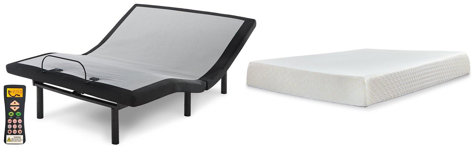 10 Inch Chime Memory Foam Mattress Set - Valley Furniture (Rohnert Park, CA)