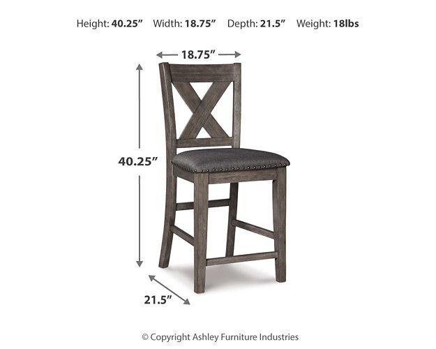 Caitbrook Counter Height Upholstered Bar Stool - Valley Furniture (Rohnert Park, CA)