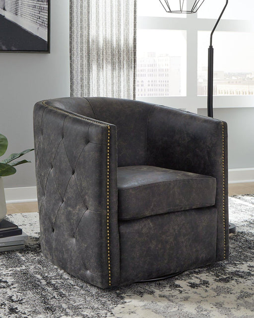 Brentlow Swivel Accent Chair - Valley Furniture (Rohnert Park, CA)