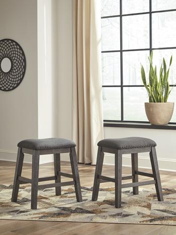 Caitbrook Counter Height Upholstered Bar Stool - Valley Furniture (Rohnert Park, CA)