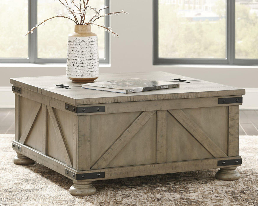 Aldwin Coffee Table With Storage - Valley Furniture (Rohnert Park, CA)