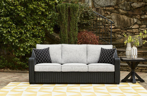Beachcroft Outdoor Sofa with Cushion - Valley Furniture (Rohnert Park, CA)