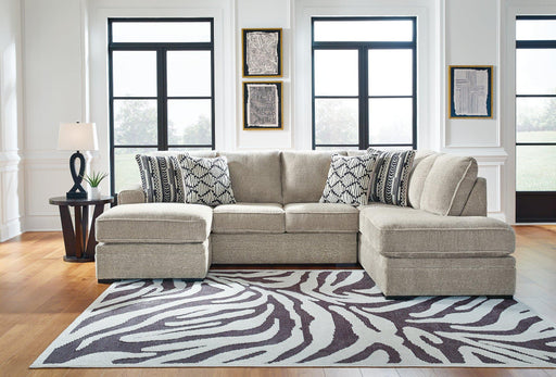 Calnita Sectional with Chaise - Valley Furniture (Rohnert Park, CA)