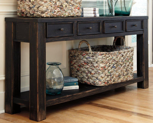 Gavelston Sofa/Console Table - Valley Furniture (Rohnert Park, CA)
