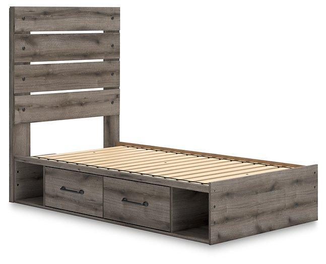 Graystorm Bed with Storage - Valley Furniture (Rohnert Park, CA)