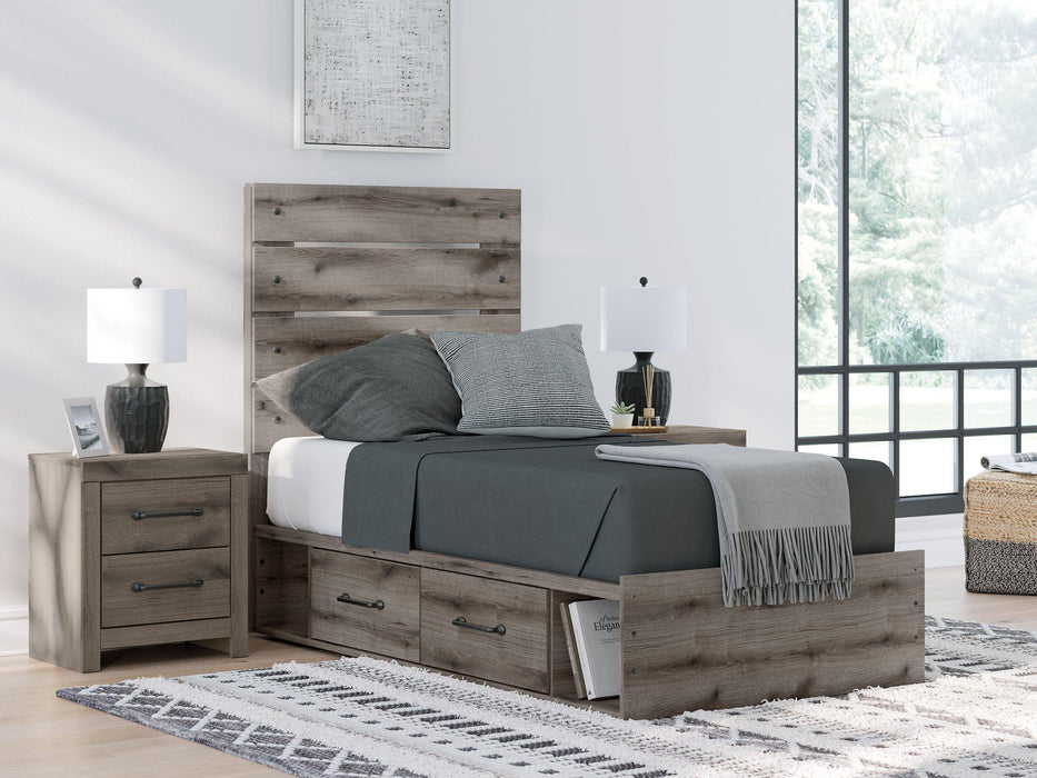Graystorm Bed with Storage - Valley Furniture (Rohnert Park, CA)