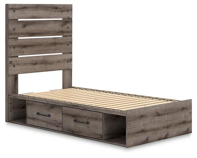 Graystorm Bed with Storage - Valley Furniture (Rohnert Park, CA)