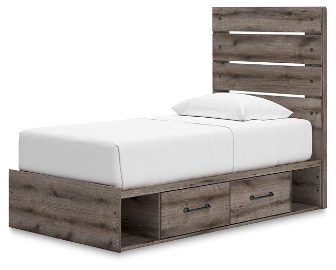 Graystorm Bed with Storage - Valley Furniture (Rohnert Park, CA)