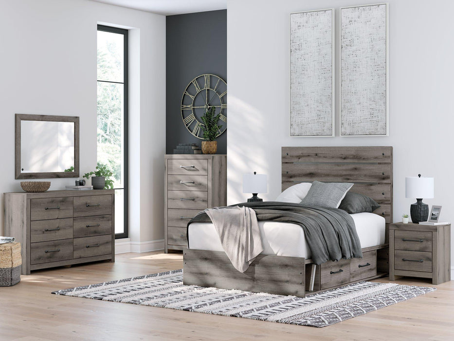 Graystorm Bed with Storage - Valley Furniture (Rohnert Park, CA)
