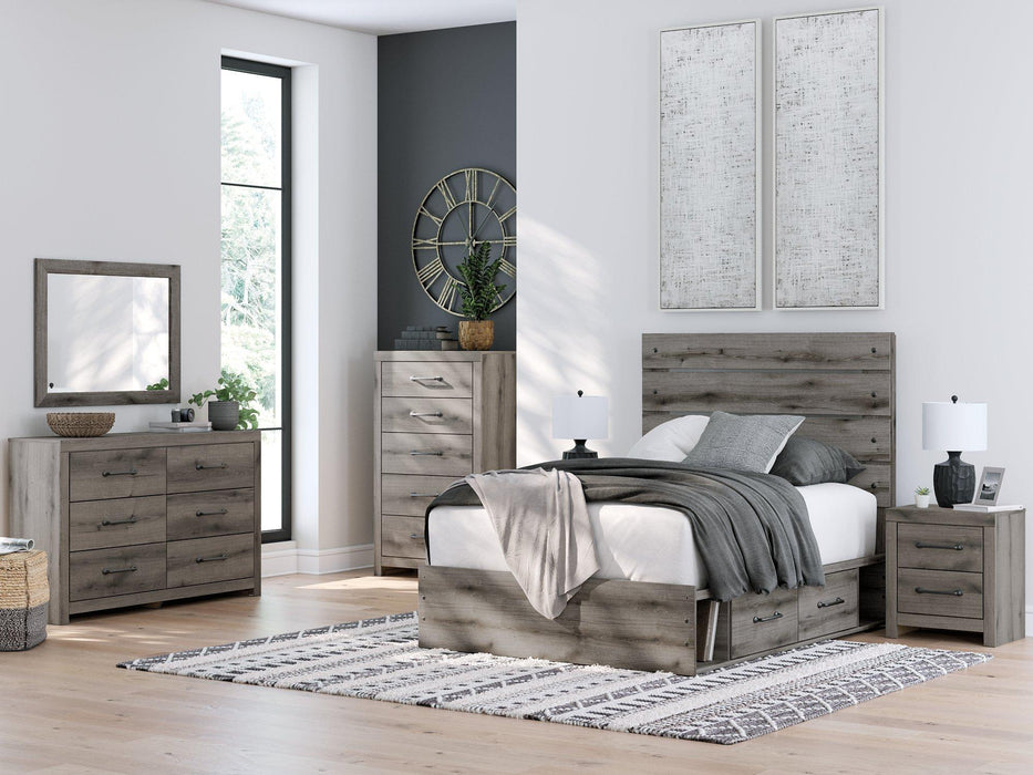 Graystorm Bed with Storage - Valley Furniture (Rohnert Park, CA)