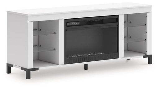 Brollevi 60" TV Stand with Electric Fireplace - Valley Furniture (Rohnert Park, CA)