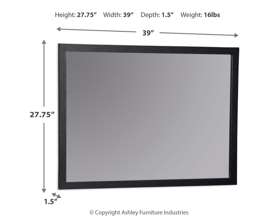 Danziar Bedroom Mirror - Valley Furniture (Rohnert Park, CA)