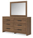 Broachmyn Dresser and Mirror - Valley Furniture (Rohnert Park, CA)
