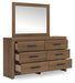 Broachmyn Dresser and Mirror - Valley Furniture (Rohnert Park, CA)