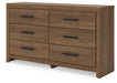 Broachmyn Dresser and Mirror - Valley Furniture (Rohnert Park, CA)