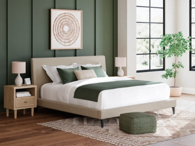 Cielden Upholstered Bed with Roll Slats - Valley Furniture (Rohnert Park, CA)
