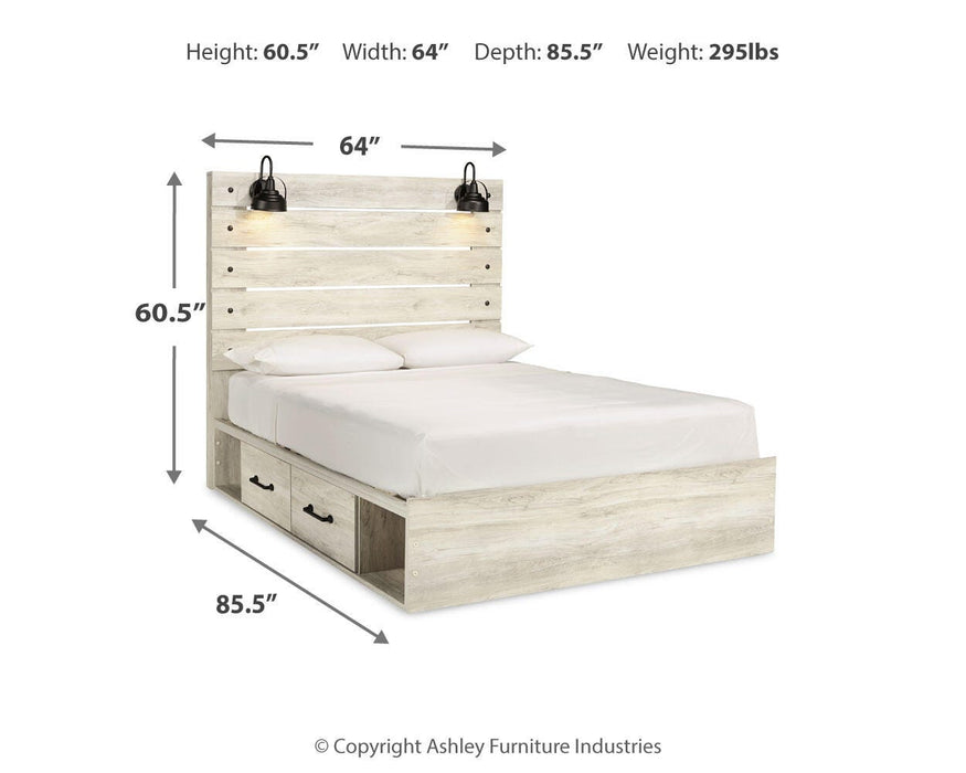 Cambeck Bed with 4 Storage Drawers - Valley Furniture (Rohnert Park, CA)