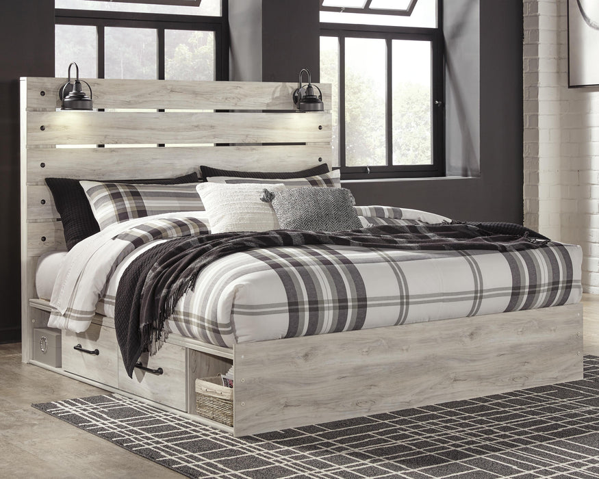 Cambeck Bed with 2 Storage Drawers - Valley Furniture (Rohnert Park, CA)