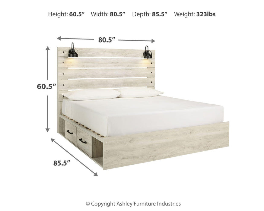 Cambeck Bed with 4 Storage Drawers - Valley Furniture (Rohnert Park, CA)